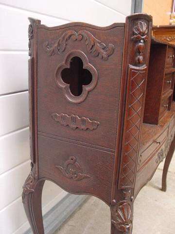 French Provincial Cabinet in Oak