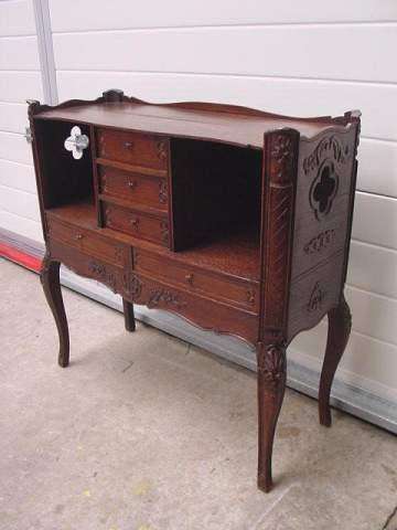 French Provincial Cabinet in Oak