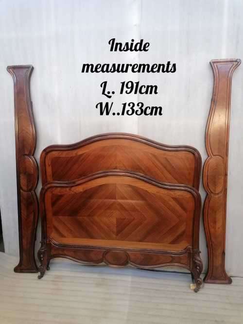 Beautiful French Antique  Kingswood Double bed
