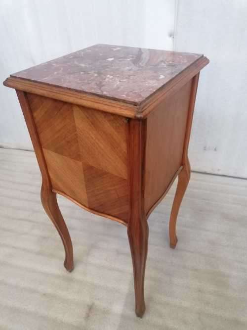 French KIngswood and Walnut Nightstand