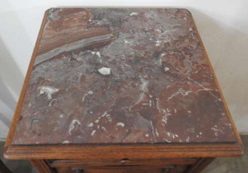 French KIngswood and Walnut Nightstand