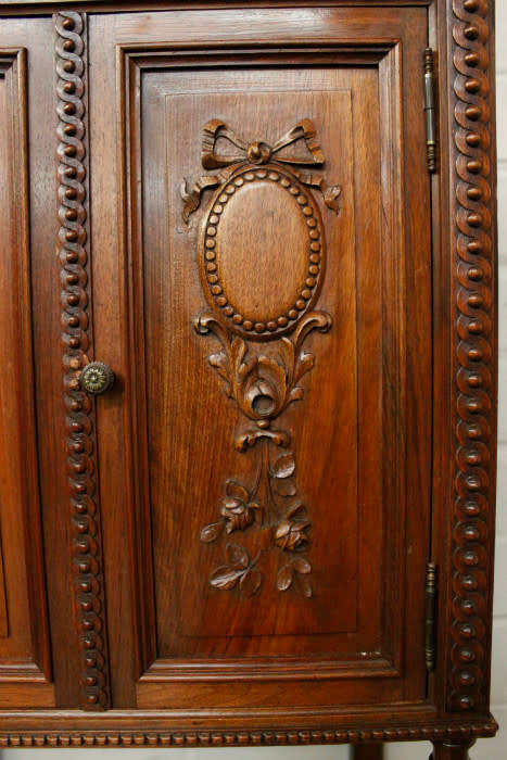 Walnut Louis XVI Cabinet