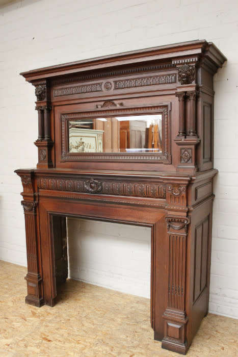 Oak Henry II Fire mantel