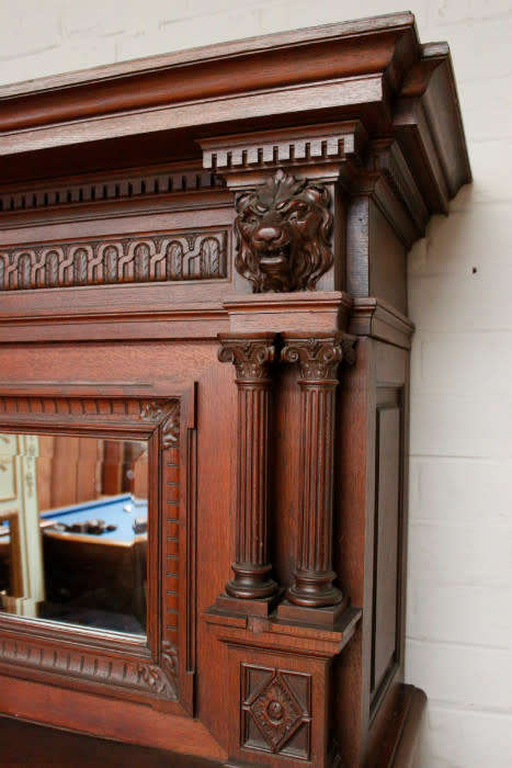 Oak Henry II Fire mantel