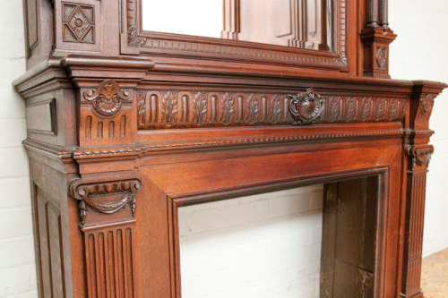 Oak Henry II Fire mantel