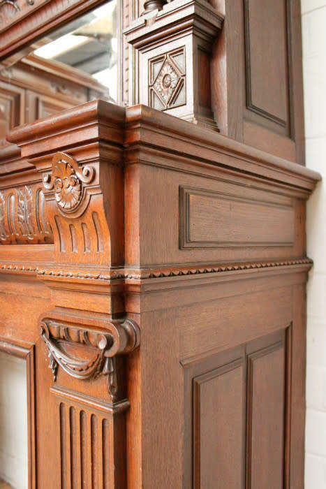 Oak Henry II Fire mantel