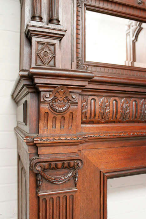 Oak Henry II Fire mantel