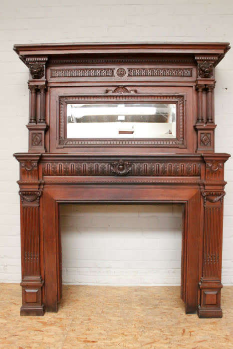Oak Henry II Fire mantel