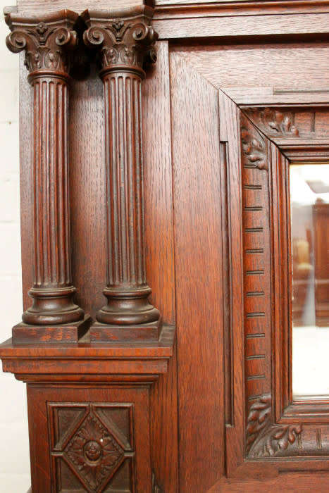 Oak Henry II Fire mantel