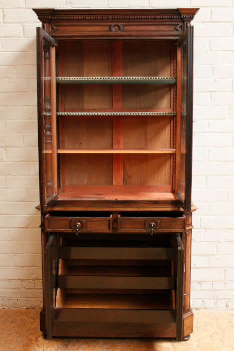 Victorian Library Bookcase in Rosewood