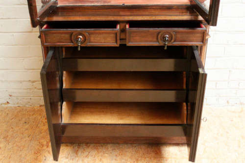 Victorian Library Bookcase in Rosewood