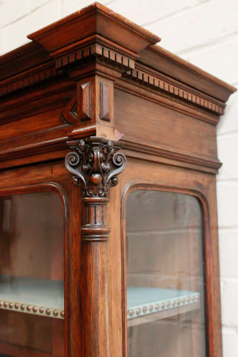 Victorian Library Bookcase in Rosewood