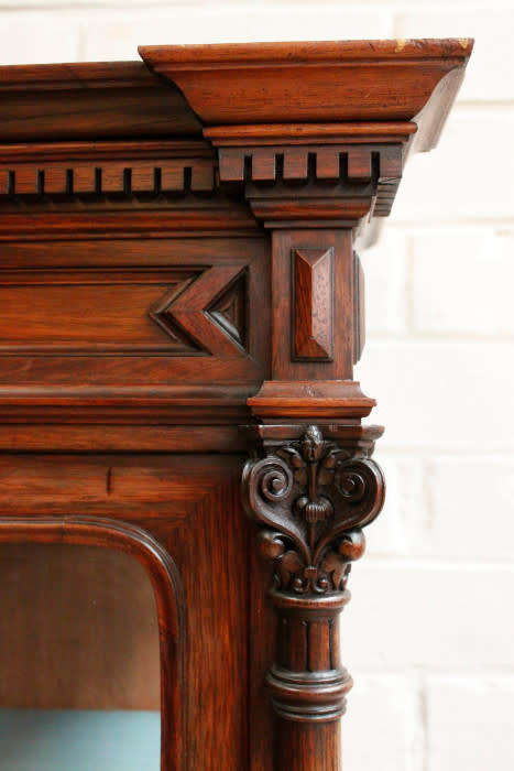 Victorian Library Bookcase in Rosewood