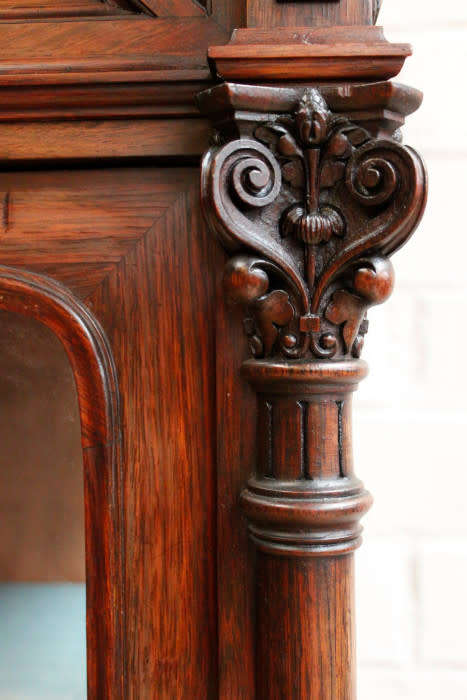Victorian Library Bookcase in Rosewood