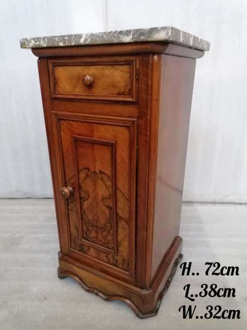 Louis Philippe Cabinet/nightstand In Rosewood