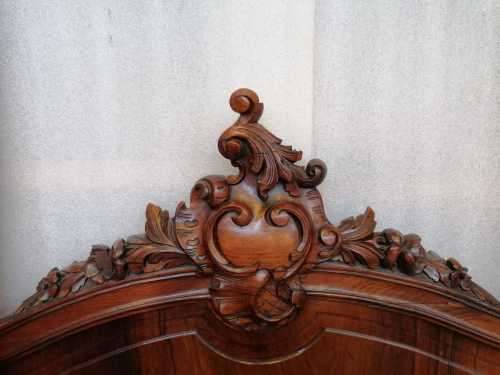 Antique French Louis XV Bed In Rosewood