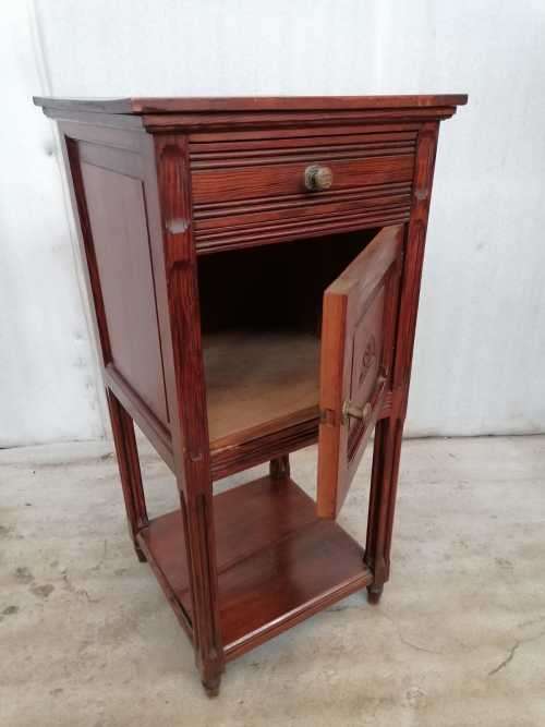 Oak Art deco Nightstand/ Cabinet