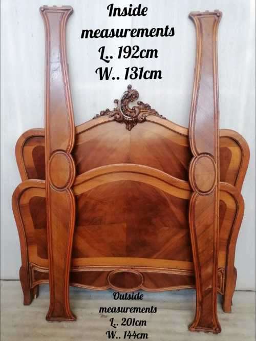 French Walnut Louis XVI Bed