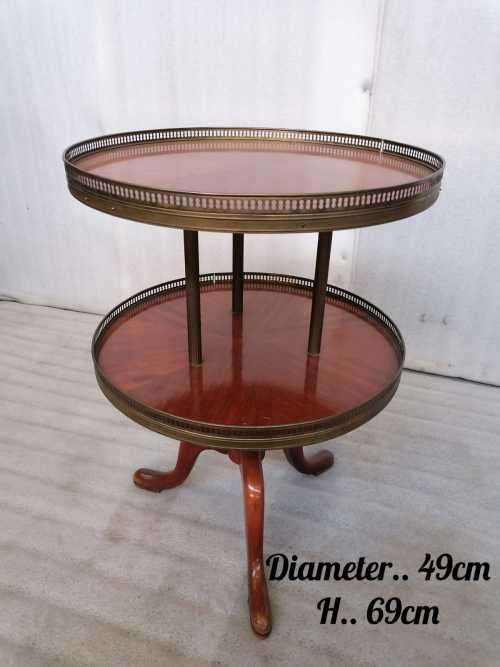 Revolving 2 tier table