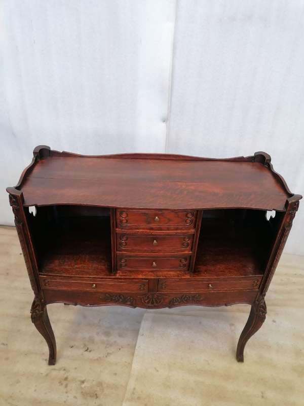 French Provincial Cabinet in Oak