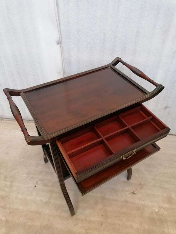 Edwardian Mahohany Sewing table