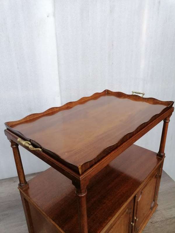 Edwardian Mahohany Tray table/cabinet