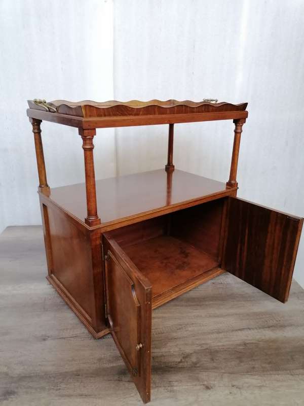 Edwardian Mahohany Tray table/cabinet