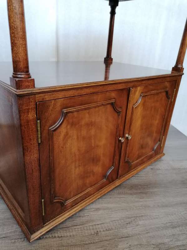 Edwardian Mahohany Tray table/cabinet