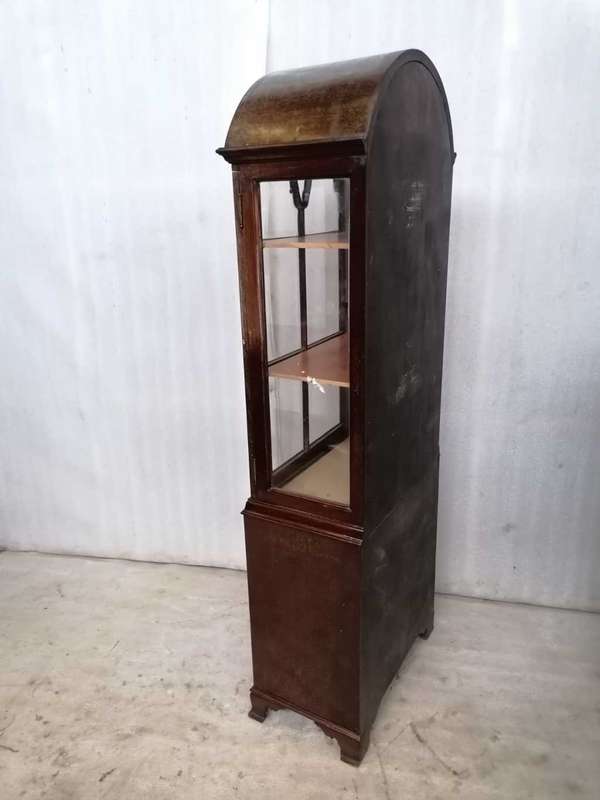 Edwardian One Door Mahogany Display cabinet
