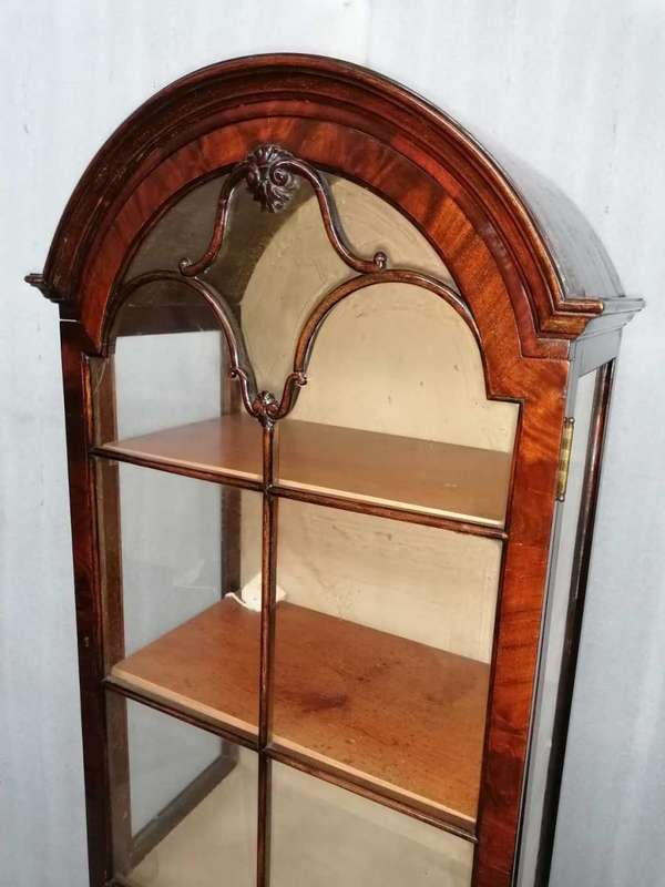 Edwardian One Door Mahogany Display cabinet