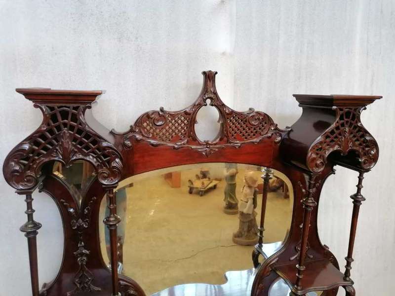 Victorian  Mahogany sideboard/Display cabinet
