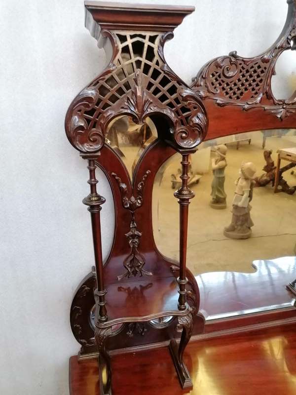 Victorian  Mahogany sideboard/Display cabinet