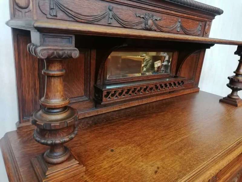 Louis XVI server in oak