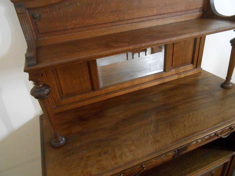 Louis XVI Oak carved server