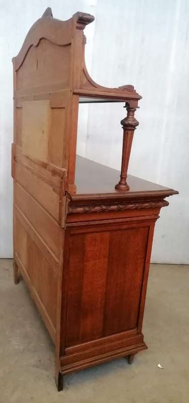 Louis XVI Oak carved server