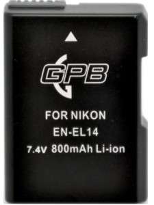 Nikon Type Generic EN-EL14 Li-ion Battery