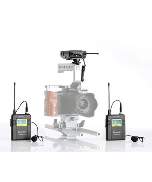 Saramonic UwMic9 UHF Wireless Microphone 2 x Receivers + 1 x Transmitter