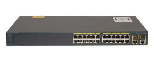 Cisco Catalyst 2960-24TC-L Switch with rackmount brackets