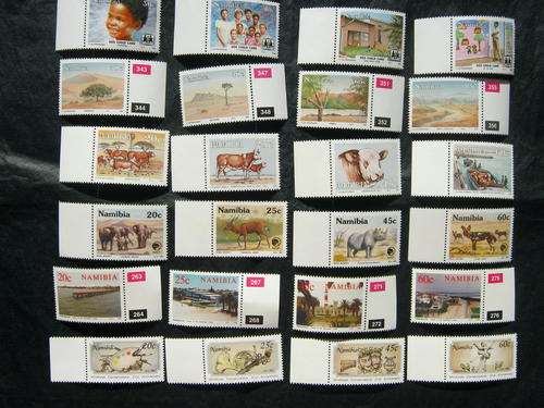 NAMIBIA - 6 SETS OF STAMPS AS PER SCAN - MNH