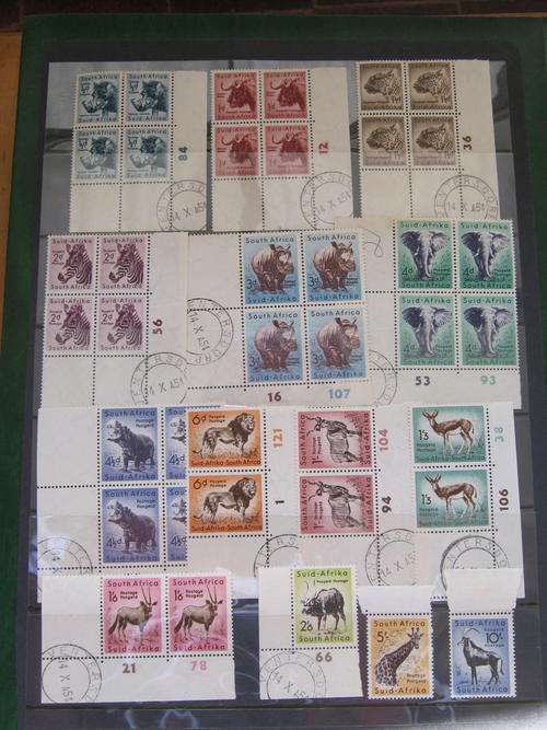 UNION - 1954 DEFIN ISSUE - MIXED SET - MHR - FD CANCELLATION