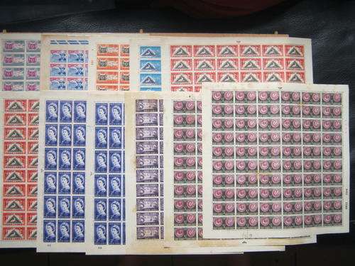 UNION - SELECTION OF 12 x FULL SHEETS - MINT