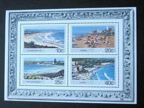 RSA - 1983 TOURISM(BEACHES) - MINISHEET # 13 - MNH
