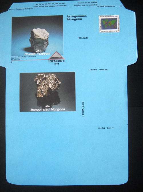 RSA - AEROGRAMME # 8 - FERROALLOYS