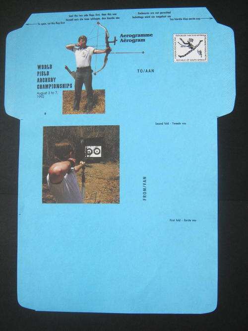 RSA - AEROGRAMME # 9 - ARCHERY