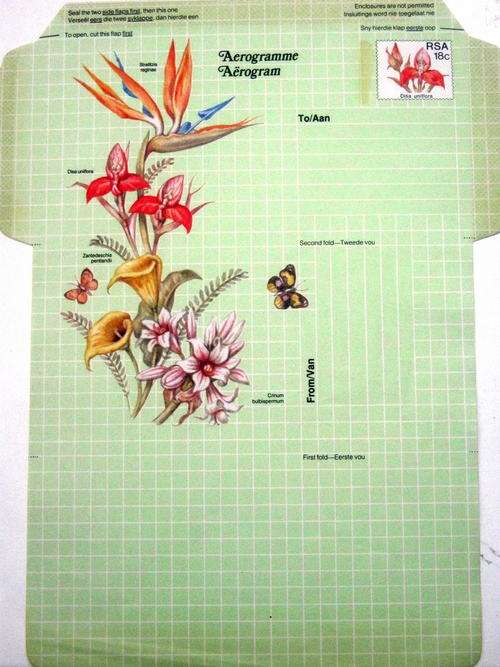 RSA - AEROGRAMME - FAUNA & FLORA
