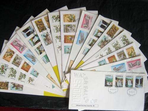 LESOTHO - SELECTION OF FDC'S
