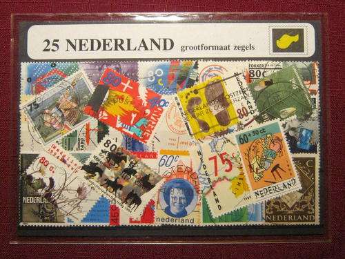 NETHERLANDS - SEALED PACK OF 25 STAMPS