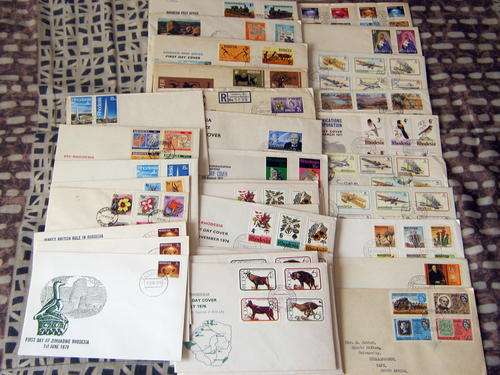 RHODESIA - SELECTION OF FDC'S
