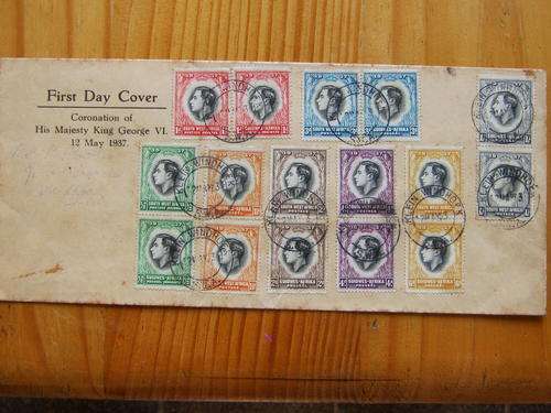 SWA - 1937 CORONATION OF KGVI - FDC