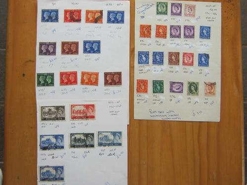 GB KGVI & QEII - SELECTION OF 35 STAMPS